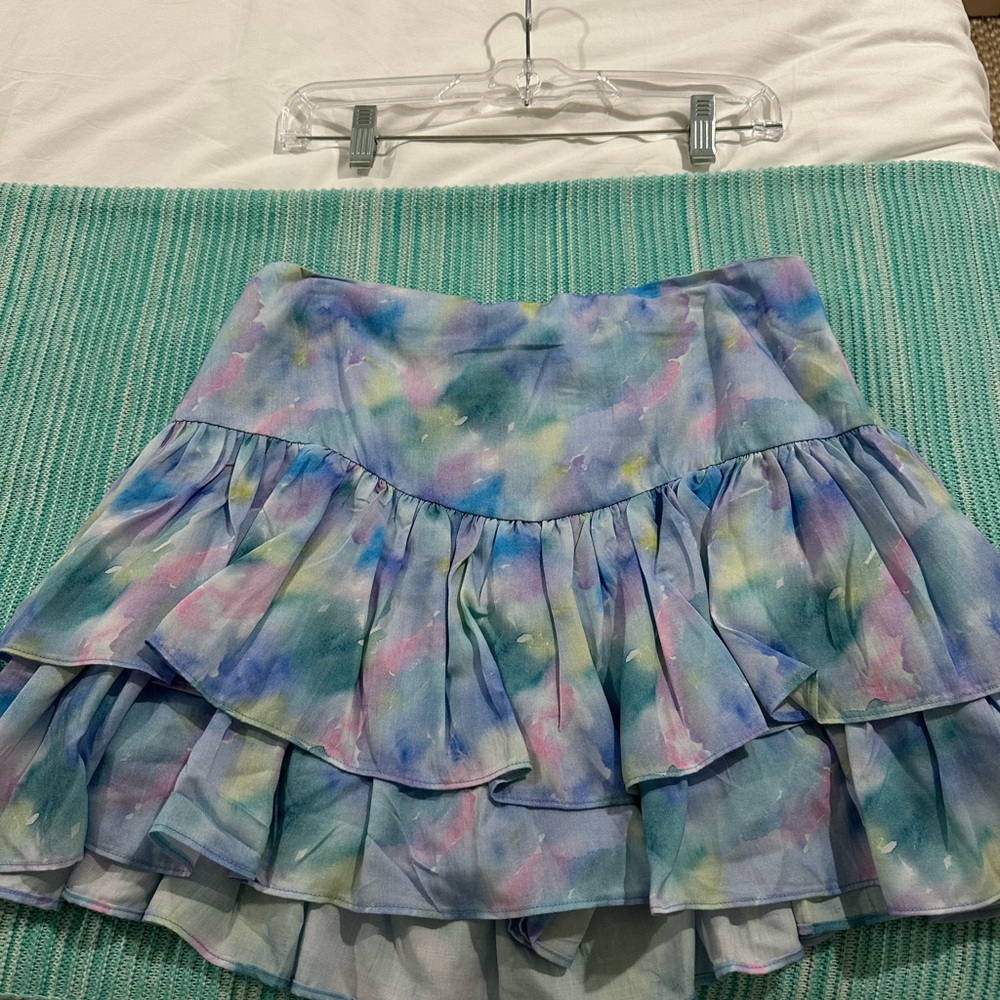 Cake For Dinner Tie Dye Skirt Size Medium